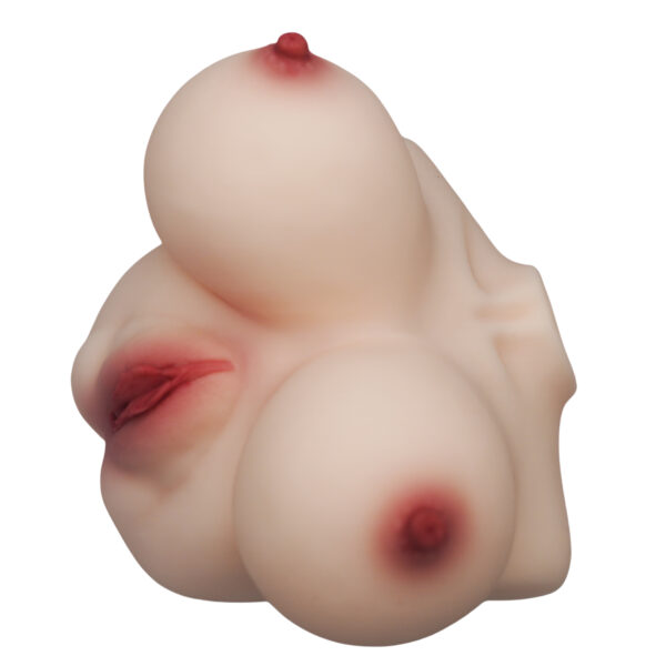 Realistic Men's Sex Toy Hand-Free Boobs with Vagina Convenient Use - Image 2
