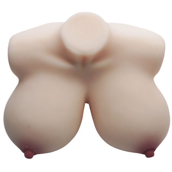 Realistic Men's Sex Toy Hand-Free Boobs with Vagina Convenient Use - Image 4