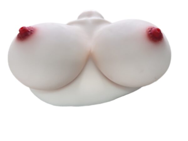 Soft TPE Breast Masturbator Dolls for Men with 10cm Channels on Both Sides - Image 5