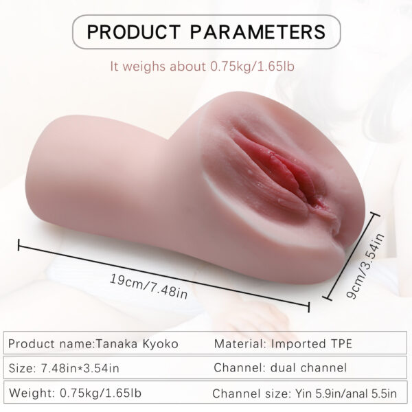 Pocket Pussy Male Masturbator with Vagina and Anus Realistc Feel - Image 7
